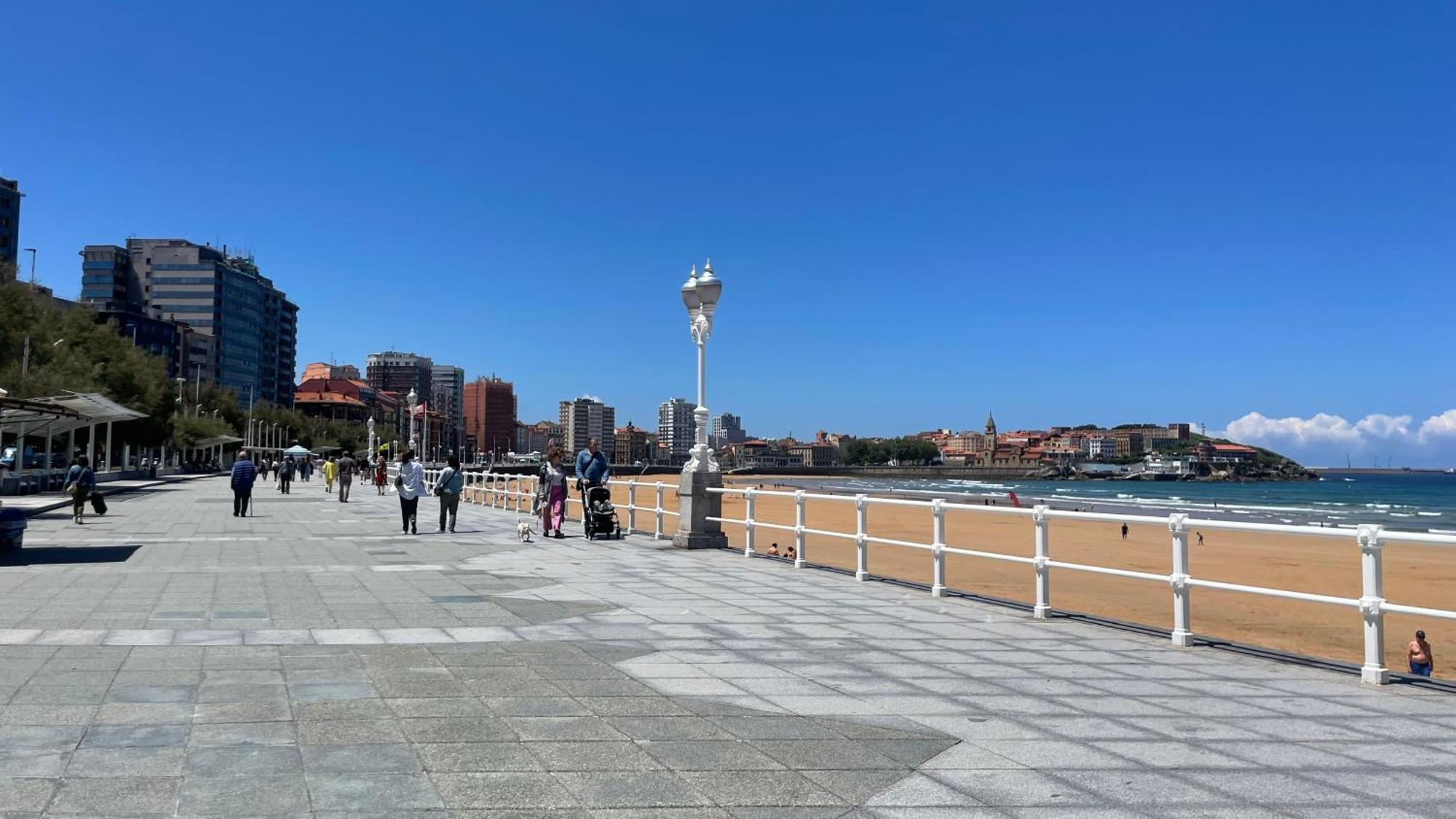 Apartamento Playa De Gijon Ngoại thất bức ảnh