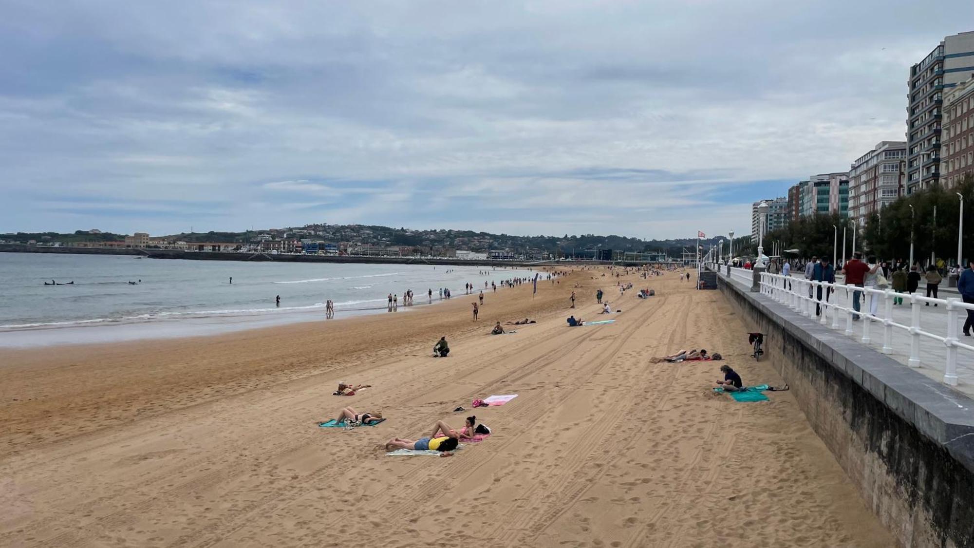 Apartamento Playa De Gijon Ngoại thất bức ảnh